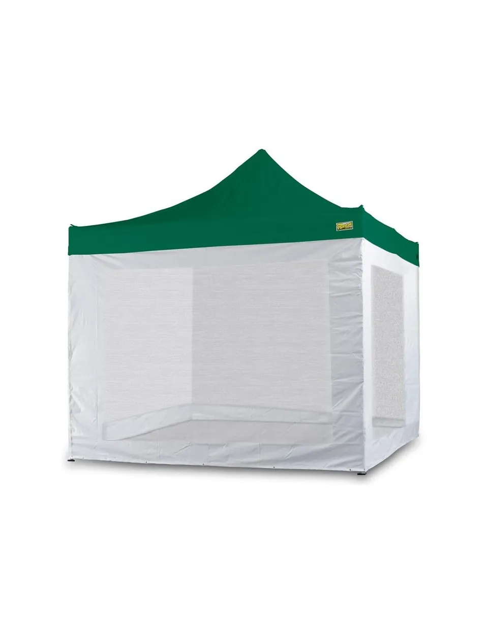 Bertoni Piramide Tetto Gazebo 3x3 Verde Impermeabile
