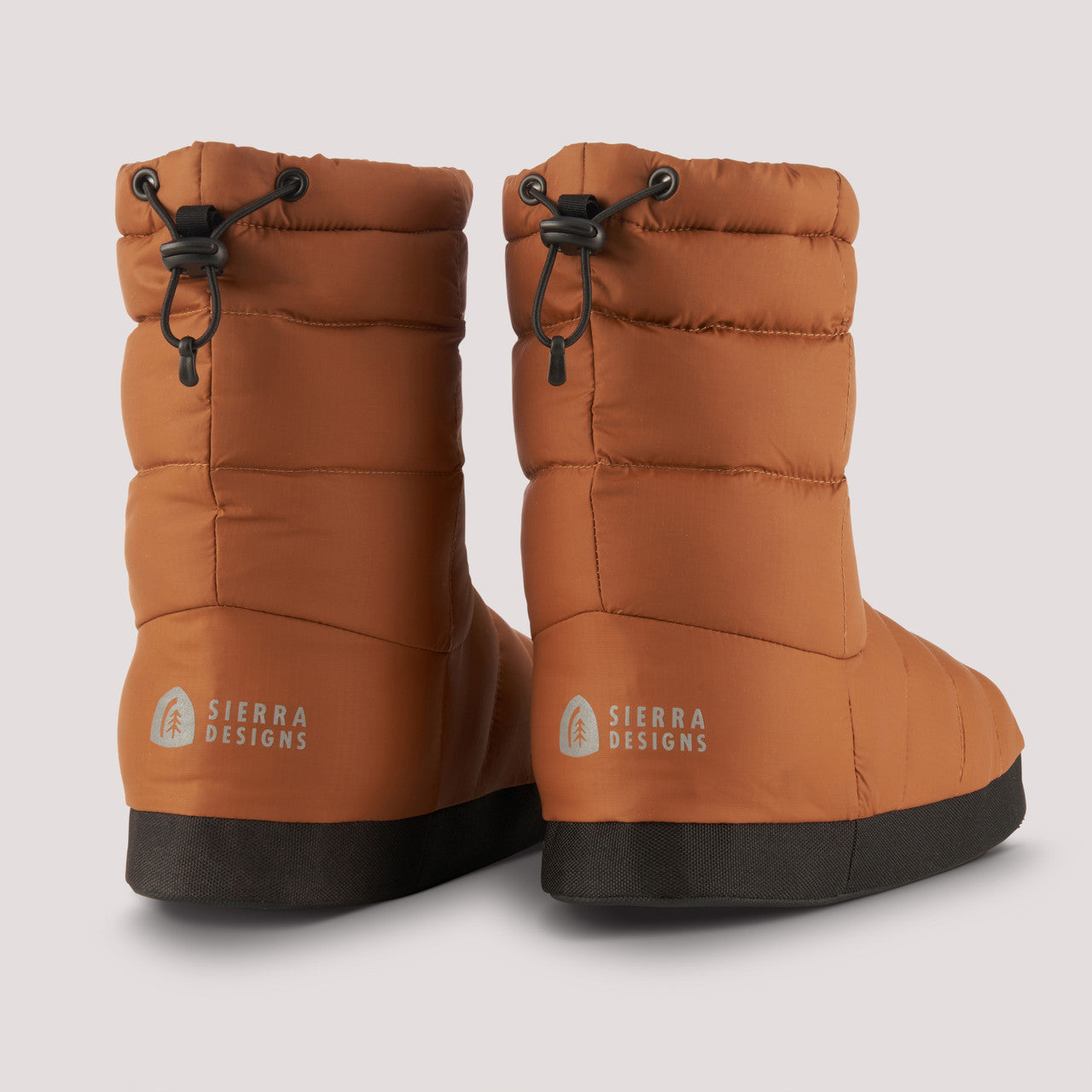 Sierra Designs Down Booties pantofole SM Nero piumino