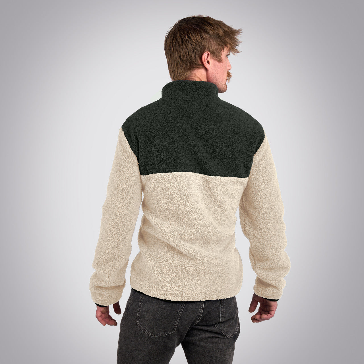 Sierra Designs Hale Snap Pullover pile nero L caldo