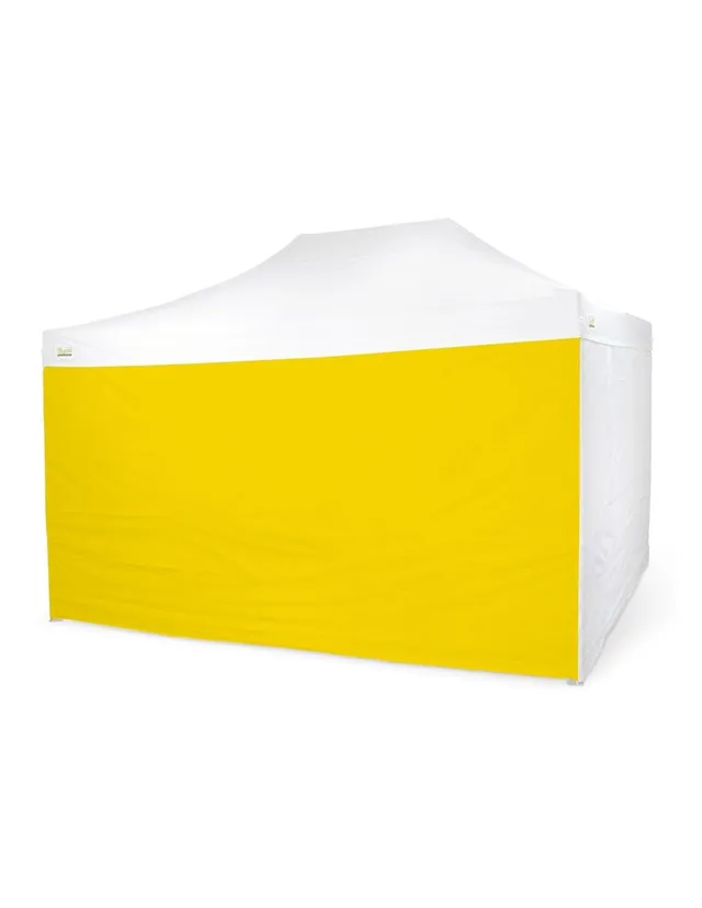 Bertoni Piramide Laterale Gazebo Giallo 4,5 m Impermeabile
