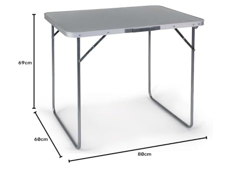 Bertoni Gaio Tavolo da Campeggio 80x60 cm MDF Ferro