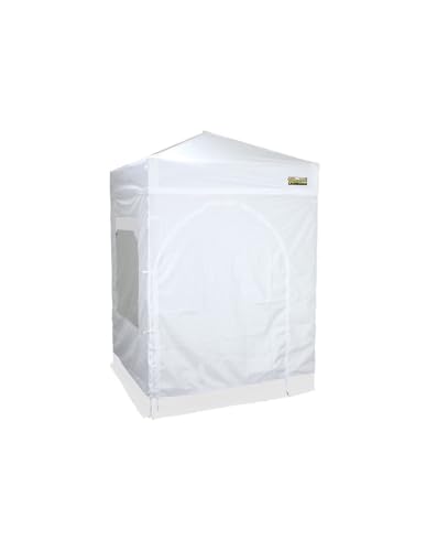 Bertoni Gazebo Rapido 150 Bianco con Laterali Nero PVC