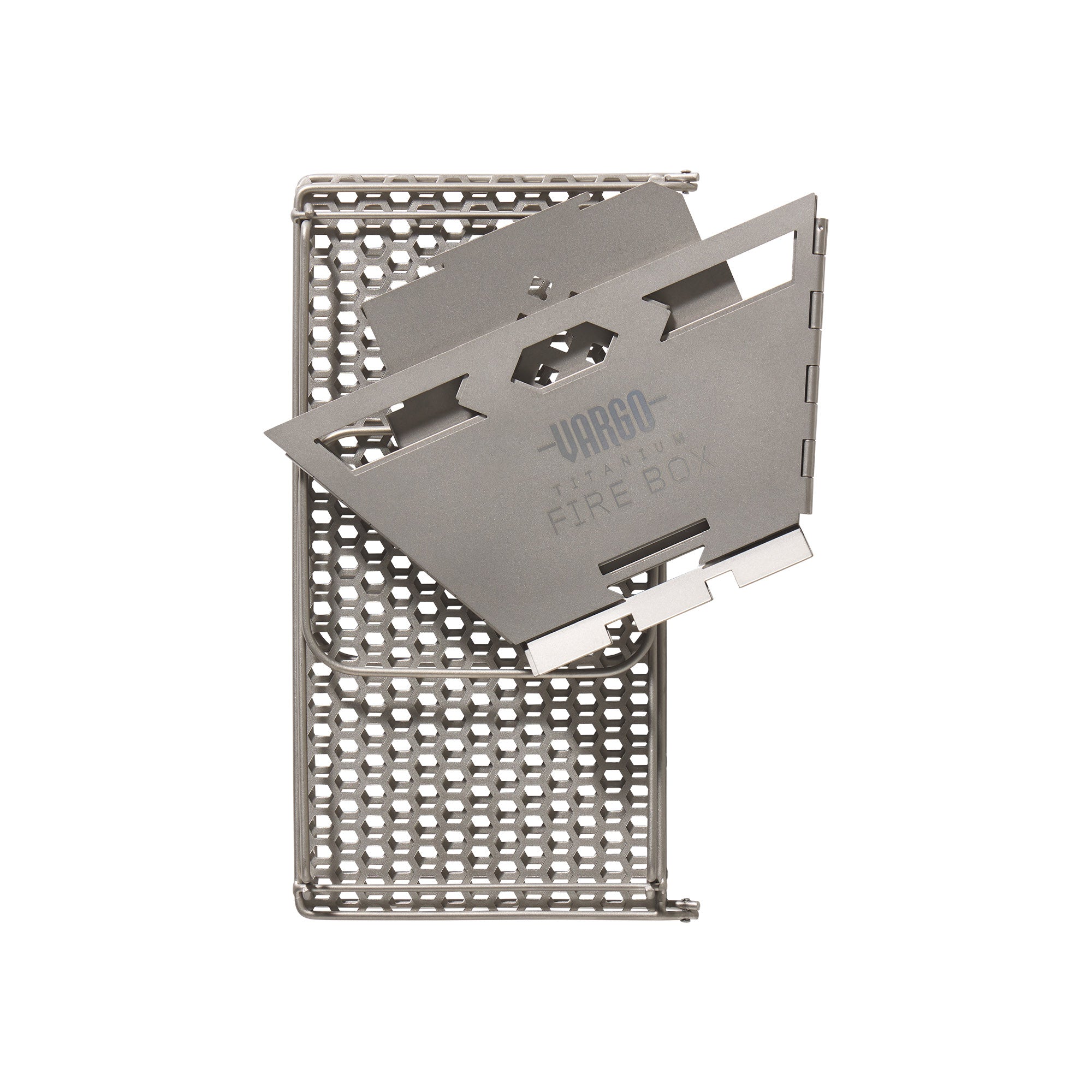 Vargo Fire Box Grill 2.0 griglia titanio pieghevole ultraleggera