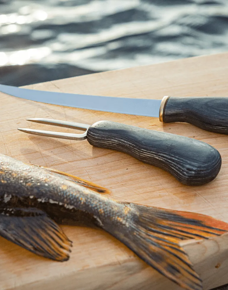 Arctic Legend Fillet coltello pesce 16 cm betulla