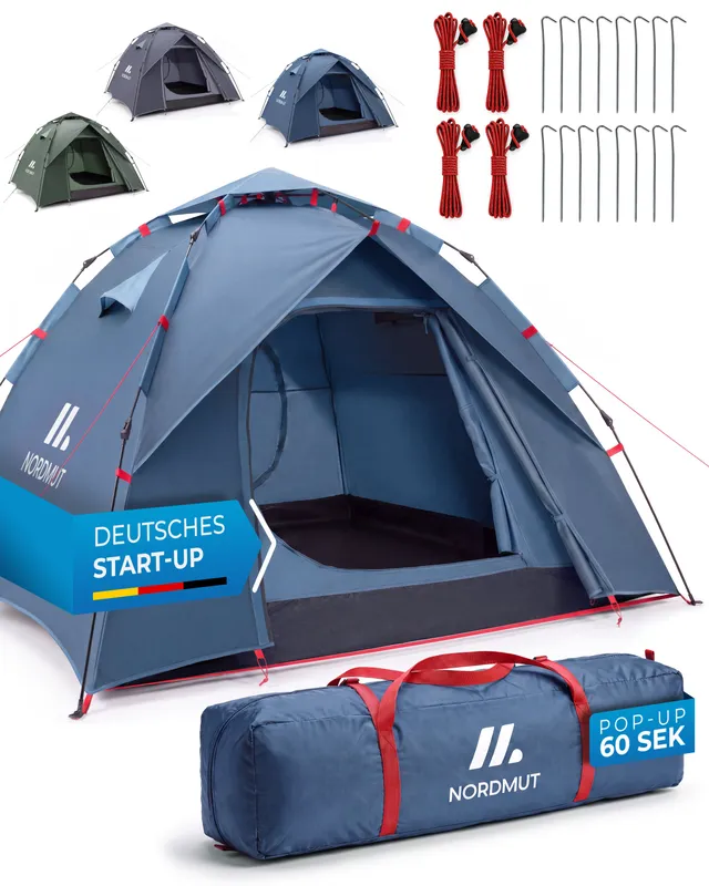 Nordmut Tikaa Wurfzelt tenda pop-up blu