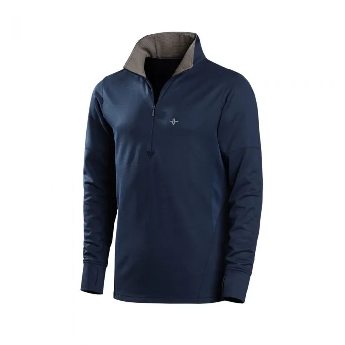Vargo Bedrock 1/4 Zip pile uomo medio mezza zip