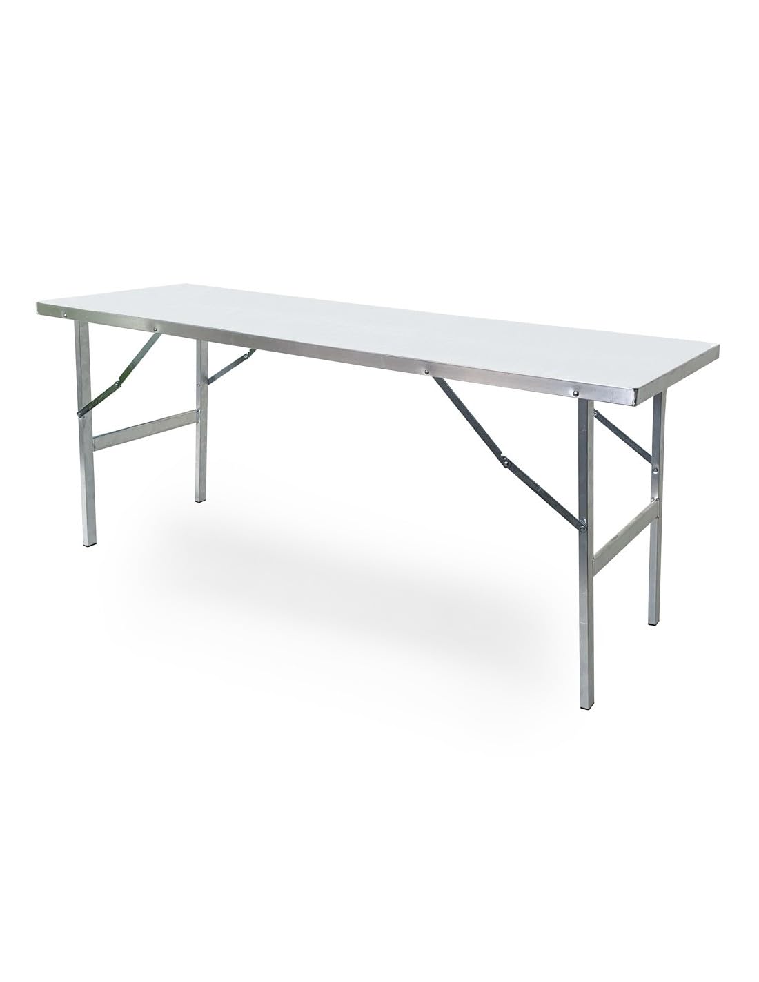 Bertoni Banco 63 tavolo 150x50x63 cm alluminio 60 kg
