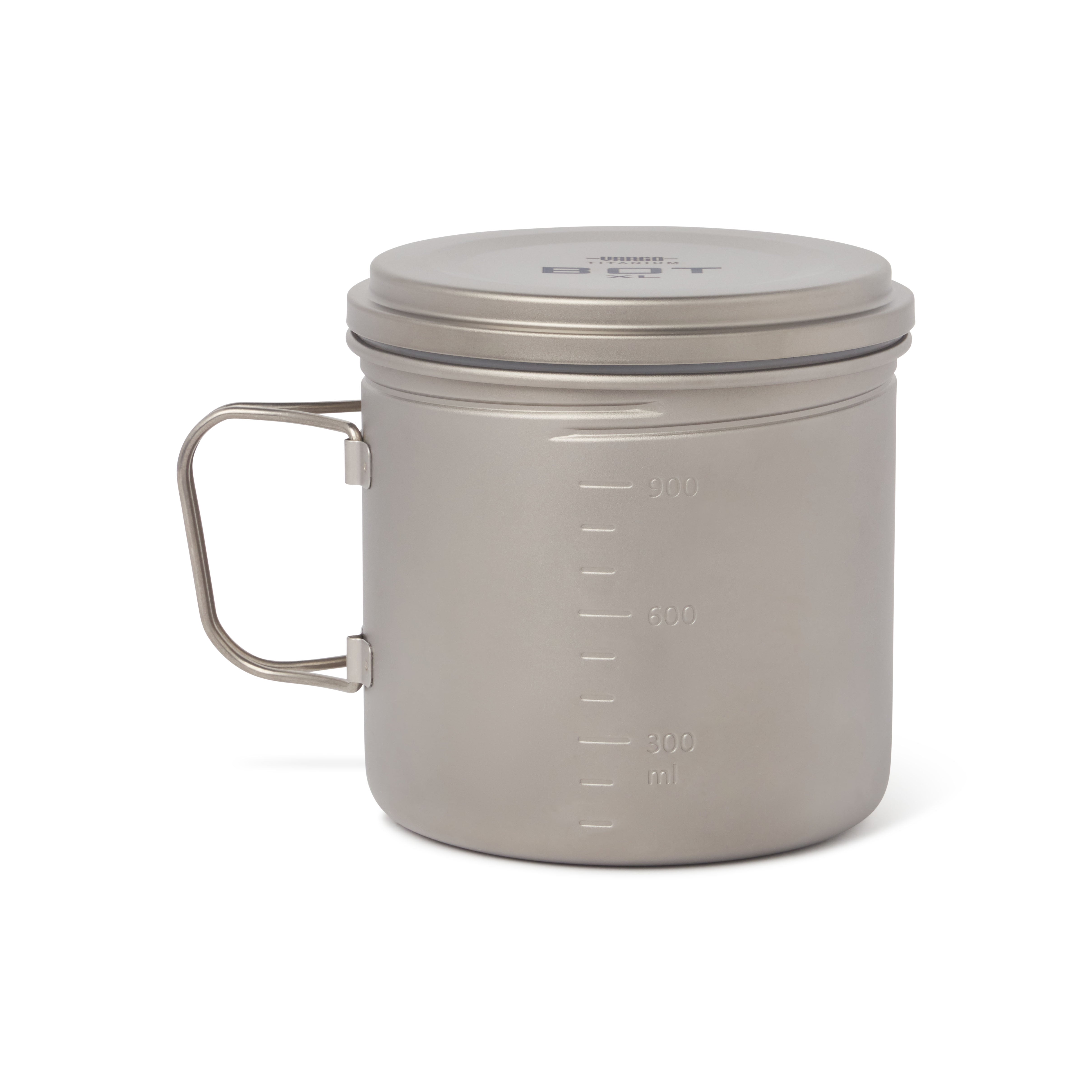 Vargo BOT XL Pentolino Titanio con coperchio