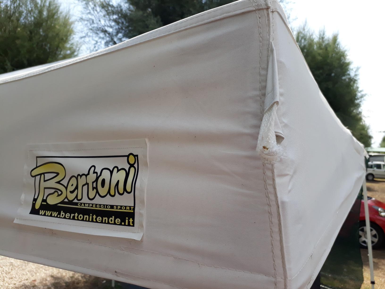 Bertoni Rapido 300 tetto gazebo bianco PVC termonastrato