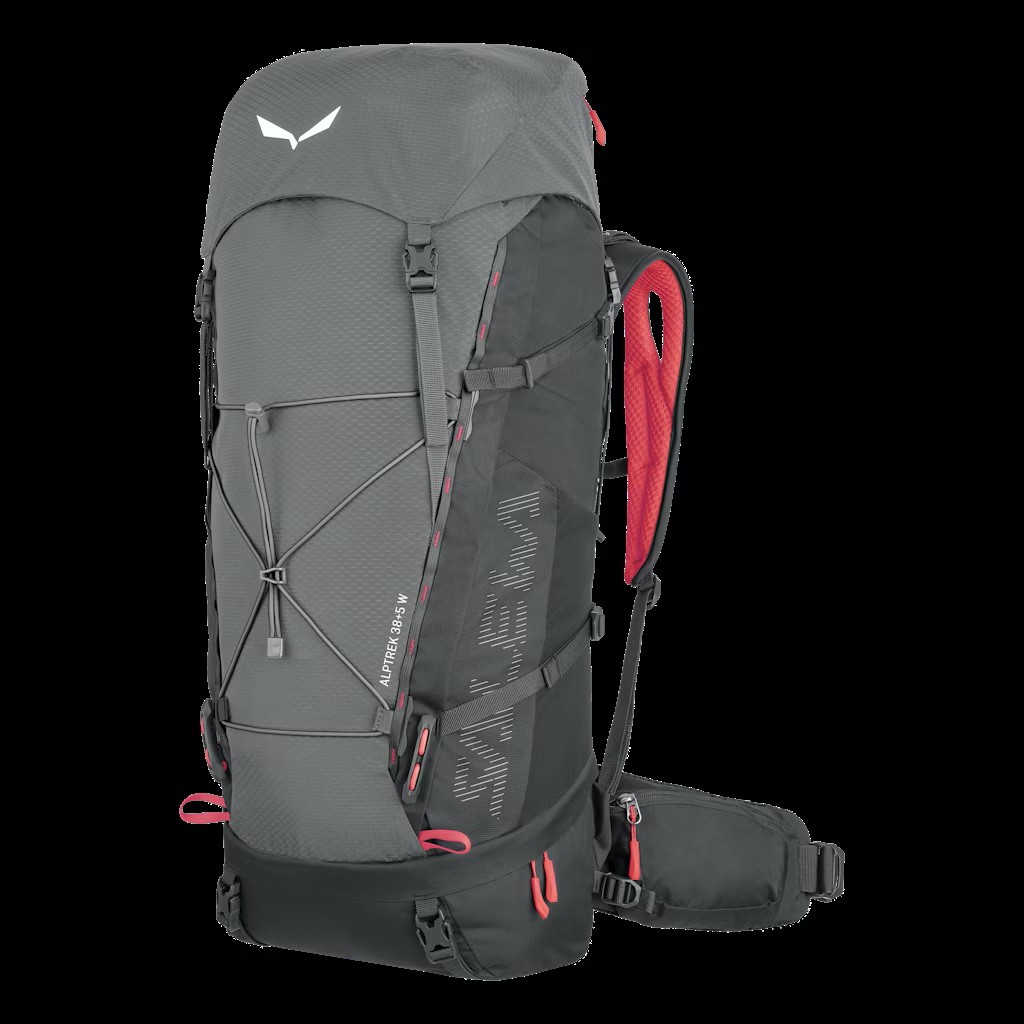 Salewa Alptrek 38+5L Zaino Donna Quietshade Fluo Coral