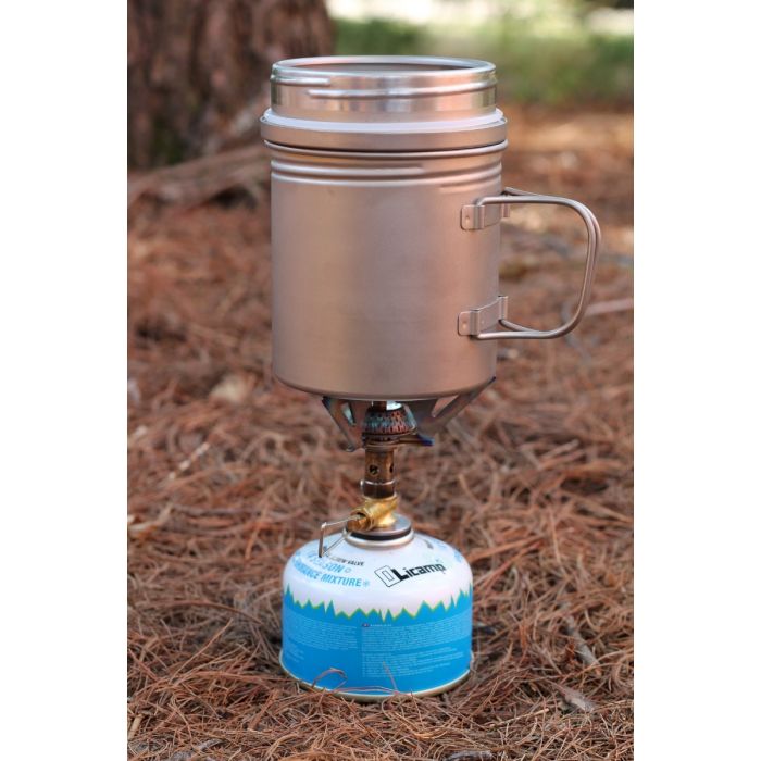 Vargo BOT 700 pentolino titanio 700 ml con coperchio