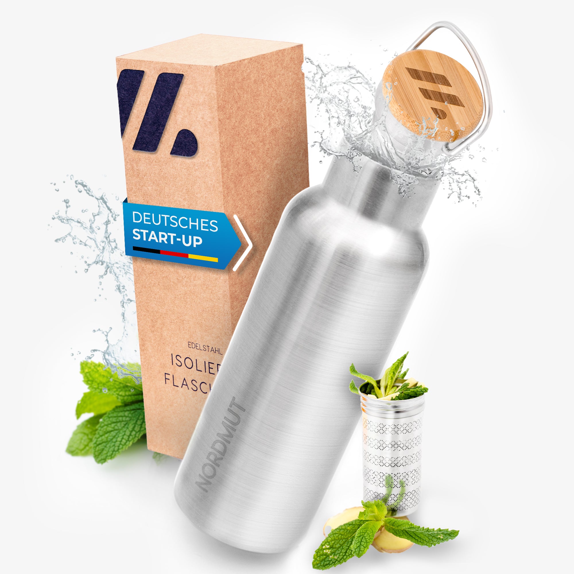 Nordmut Viipus Borraccia Termica Acciaio 750 ml trekking