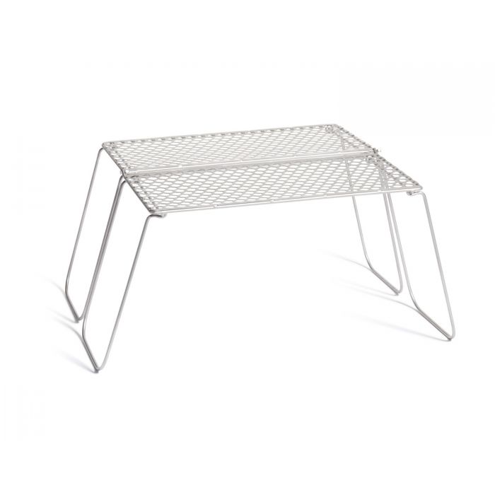 Vargo BiFold Grill griglia titanio pieghevole