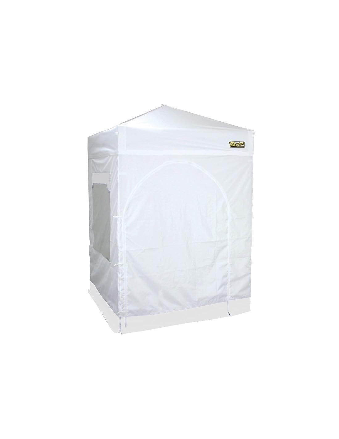 Bertoni Gazebo Rapido 150 Bianco con Laterali Nero PVC