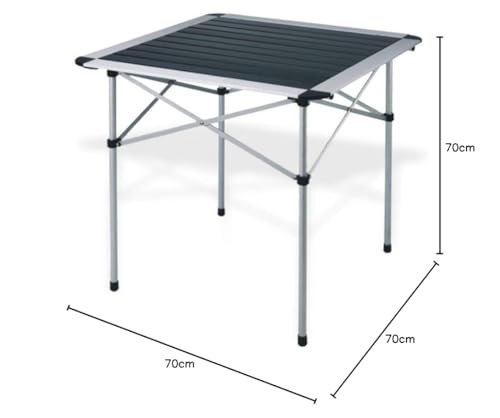 Bertoni 70 Tavolo Campeggio Pieghevole Blu Alluminio