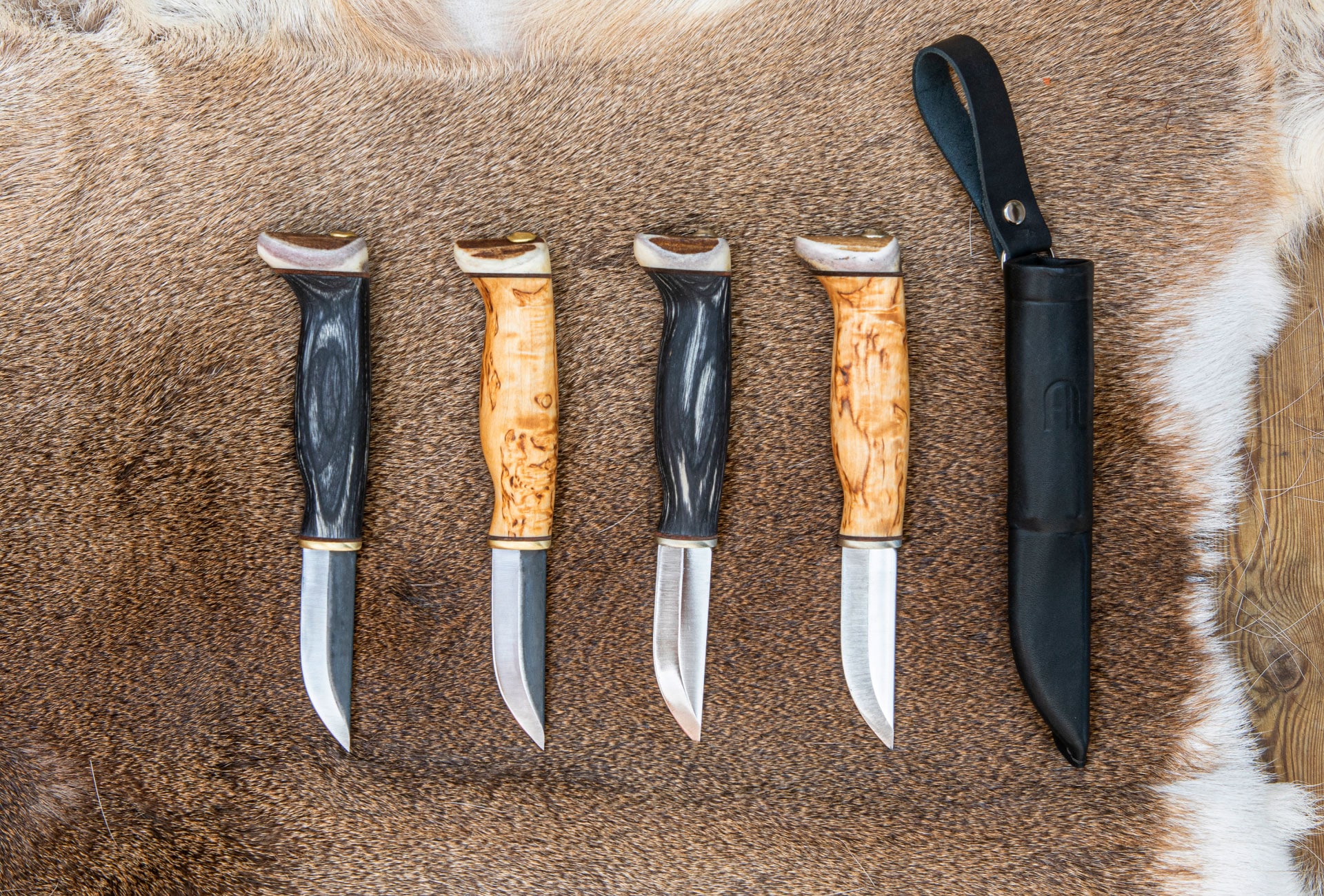 Arctic Legend Puukko Handicraft Knife coltello betulla riccia