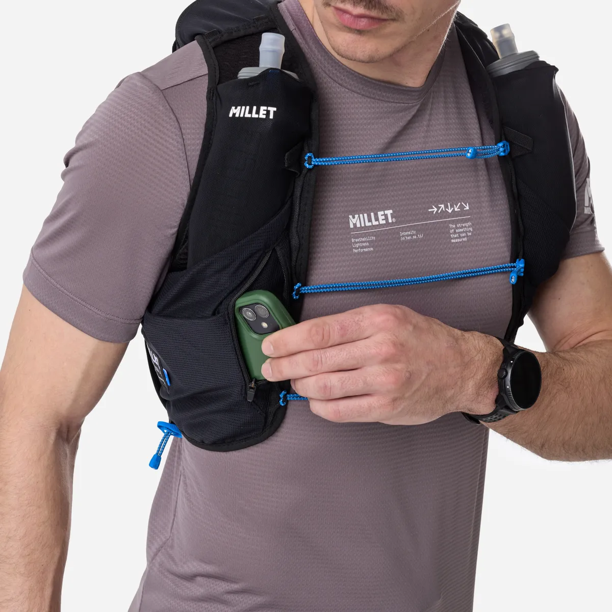 Millet Intense Ultra zaino 15 l nero L trail