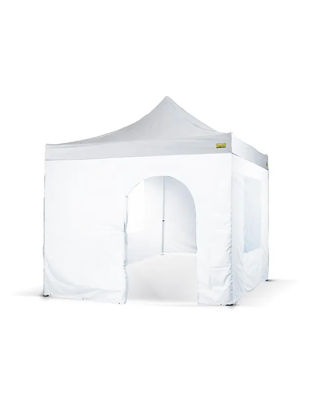Bertoni Piramide tetto gazebo 3x3 bianco PVC