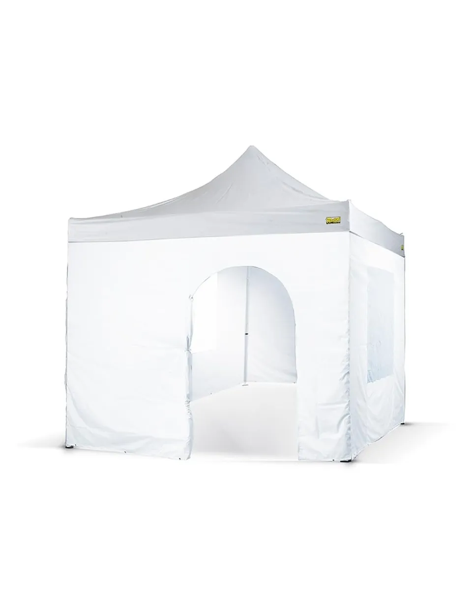 Bertoni Piramide tetto gazebo 3x3 bianco PVC