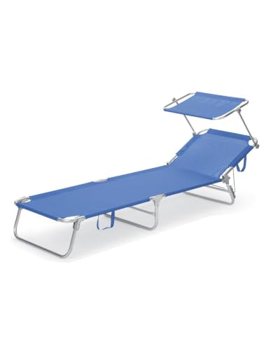 Bertoni Marina Poly lettino mare alluminio 187x57x24 cm