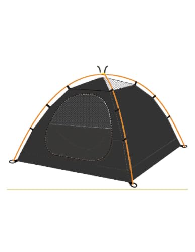 Bertoni Monodome 2 tenda campeggio mimetica 2 posti