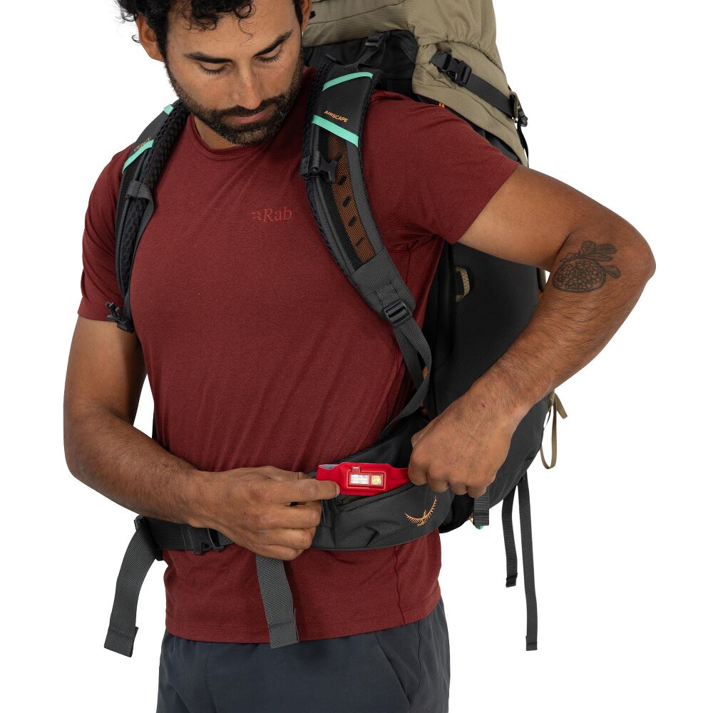 Osprey Kestrel Lt zaino verde 45l backpacking