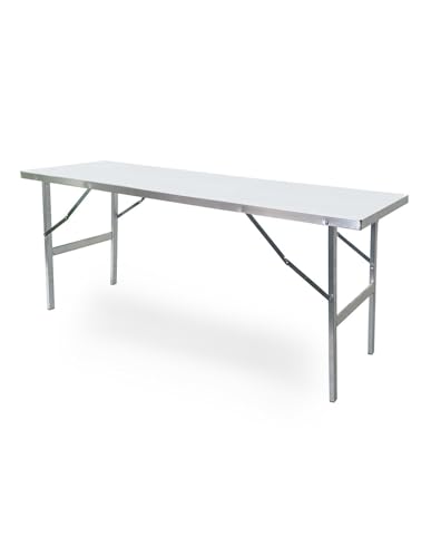Bertoni Banco 63 tavolo 150x50x63 cm alluminio 60 kg