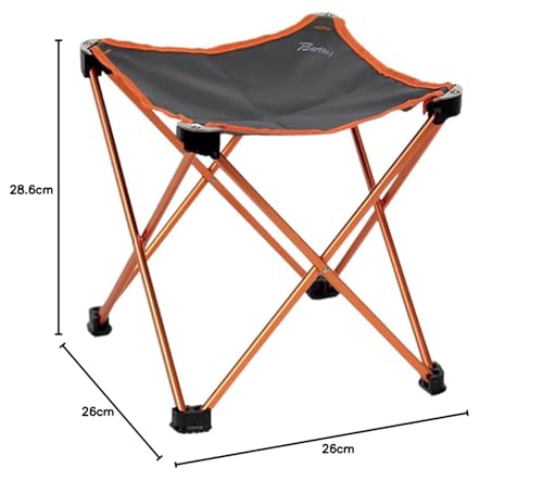 Bertoni Pratik 350 sgabello pieghevole arancio 26x26x29 cm