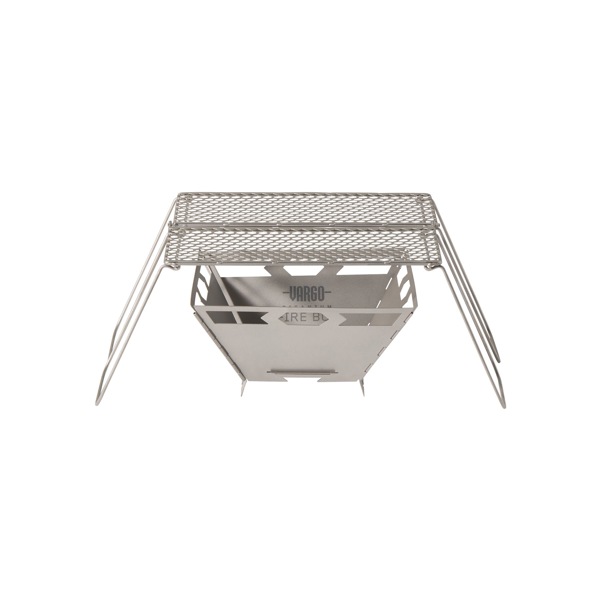 Vargo Fire Box Grill 2.0 griglia titanio pieghevole ultraleggera