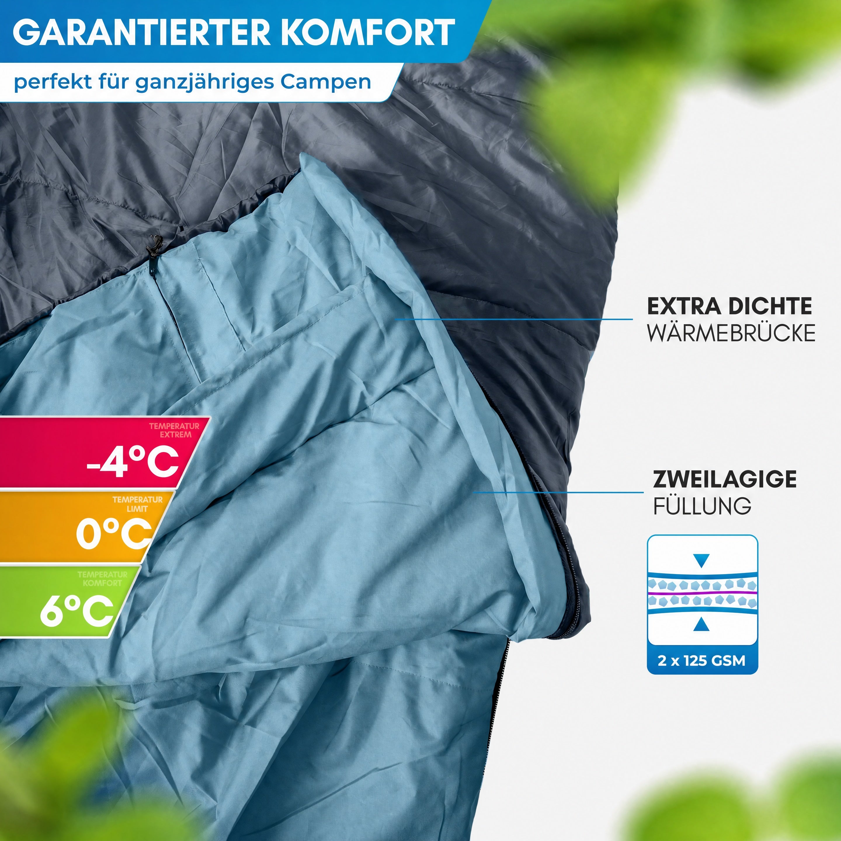 Nordmut Pihtso Sacco a Pelo Rettangolare Nero Coperta