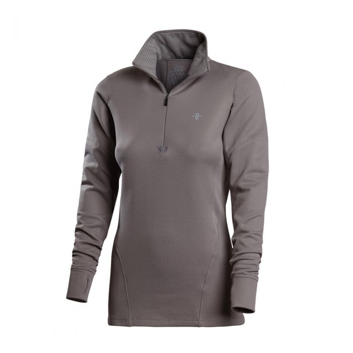 Vargo Ingot 1/4 Zip pile donna Red Mahogany mezza zip