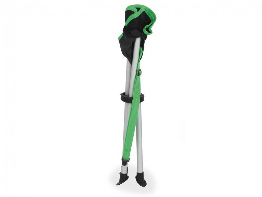 Bertoni Arredi Campeggio Tris Black Alu Sgabello Nero 43 cm