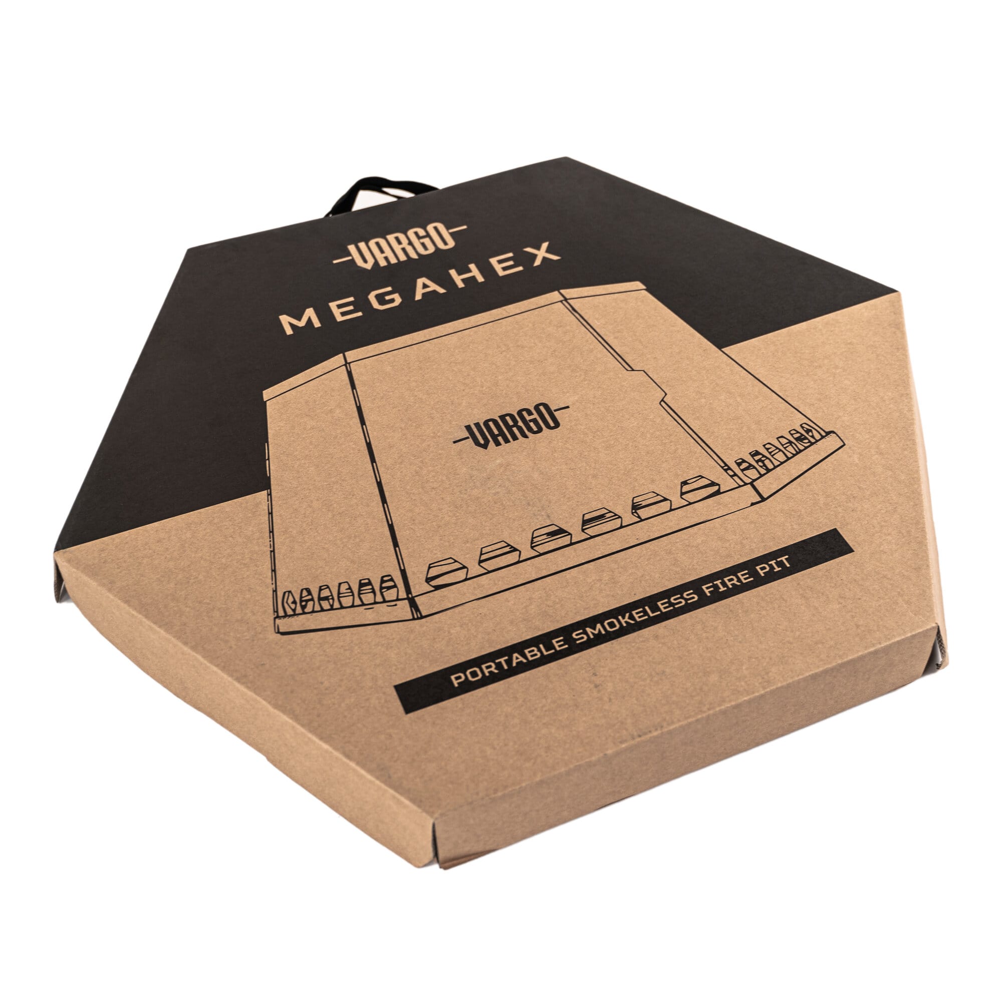 Vargo MegaHex Braciere Campeggio Pieghevole Senza Fumo