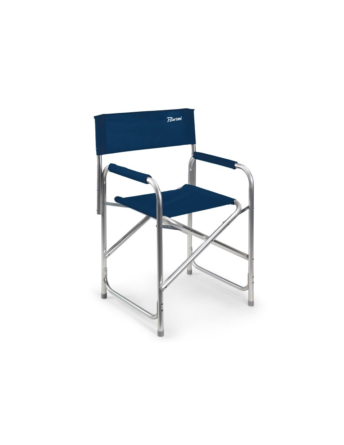 Bertoni Meeting sedia regista alluminio blu 54x50x84