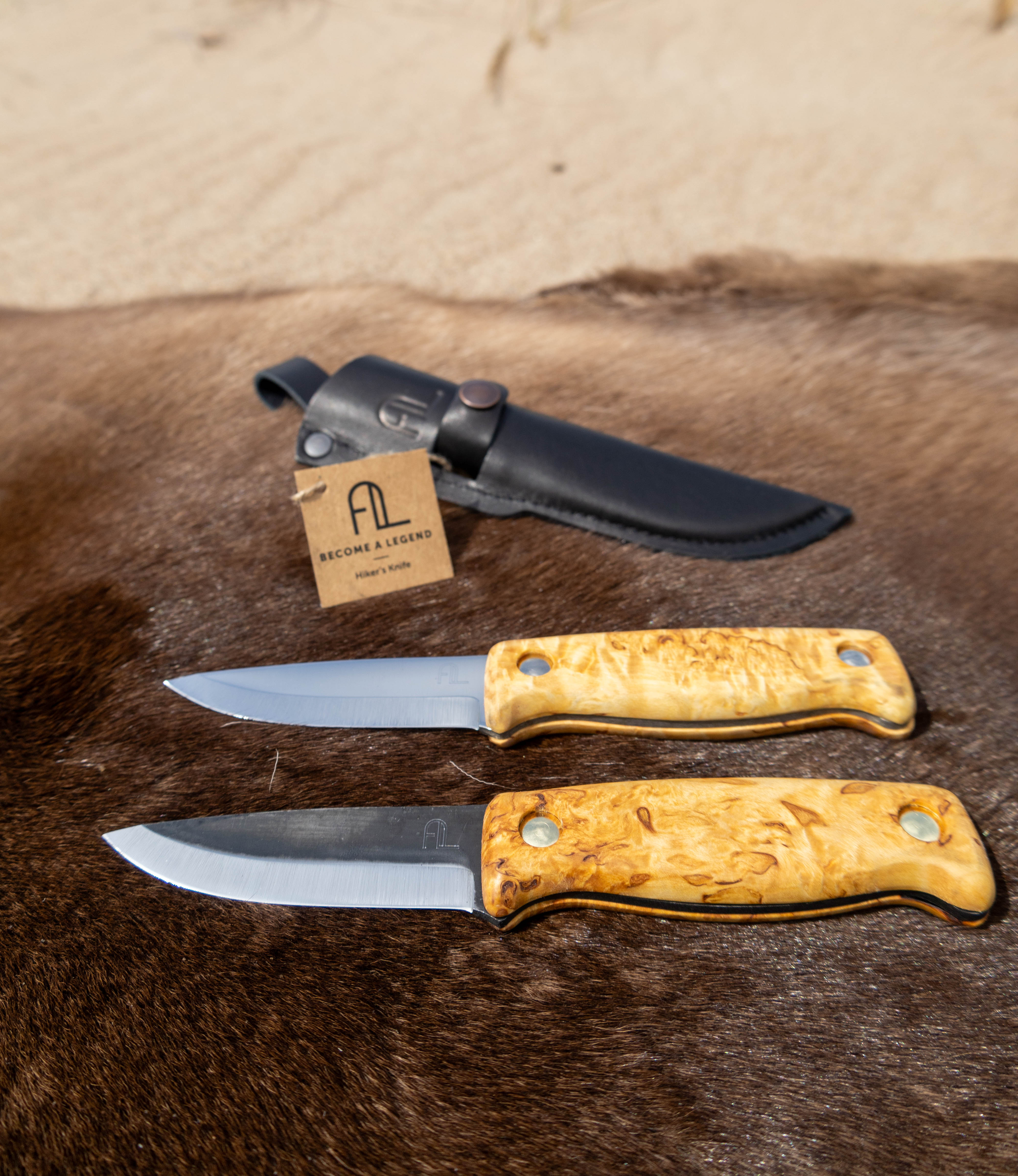 Arctic Legend Hiker Knife coltello bushcraft full tang inox
