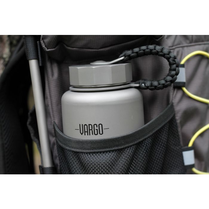 Vargo Titanium Para-Bottle Borraccia Titanio con Paracord