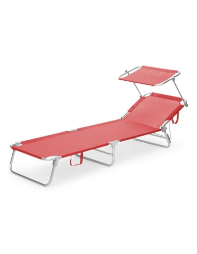 Bertoni Marina Poly lettino mare alluminio 187x57x24 cm