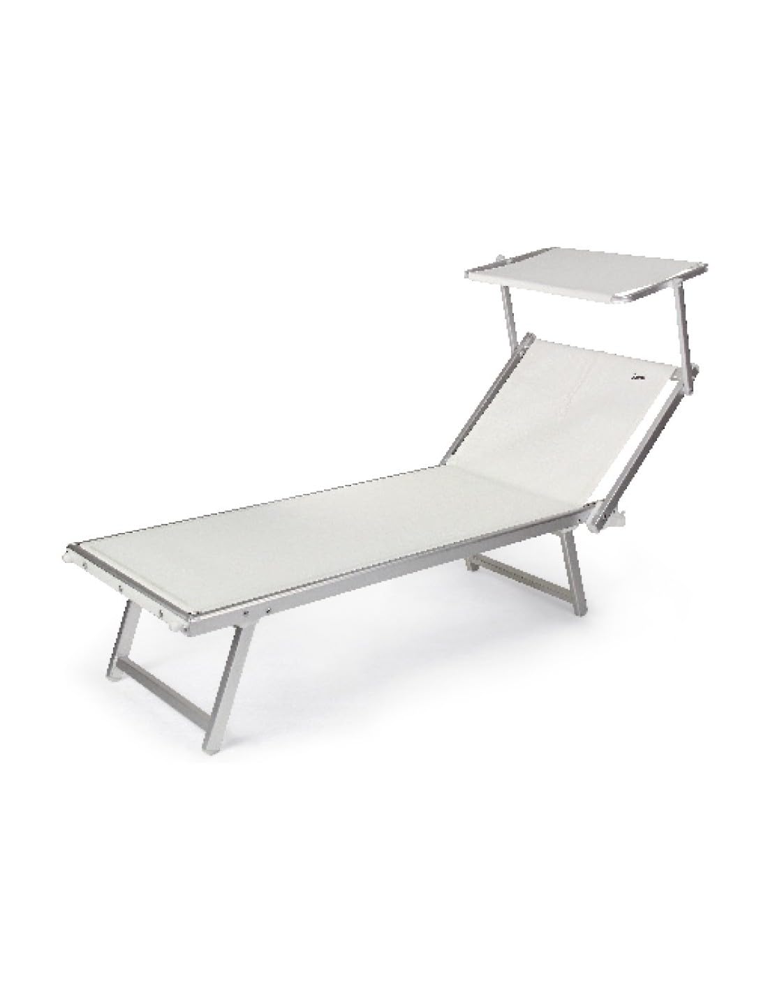 Bertoni Riccione Blue lettino alluminio 194x61 cm
