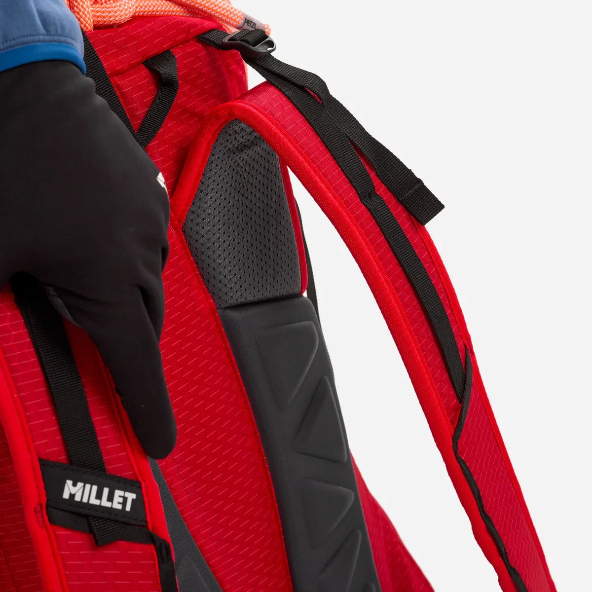 Millet Peuterey 35+10 zaino rosso 35+10 L alpinismo