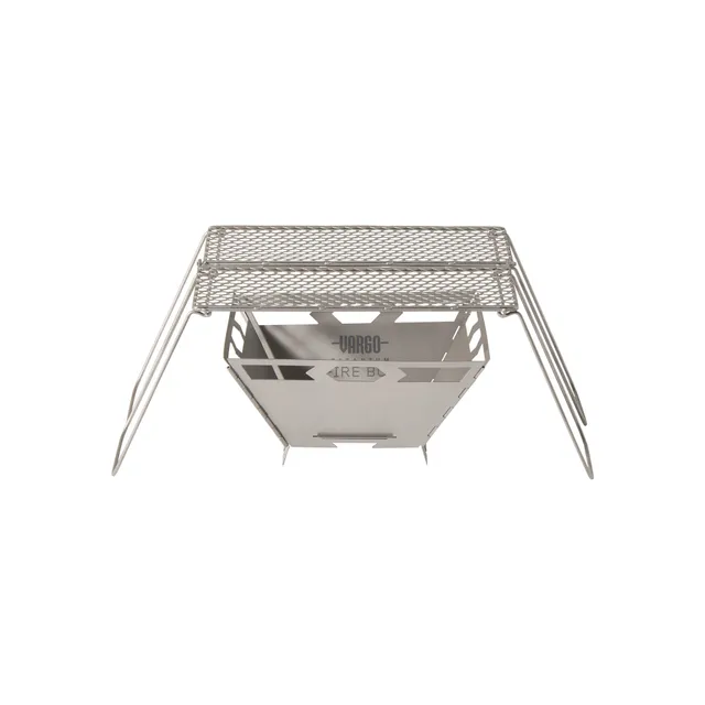 Vargo Fire Box Grill 2.0 griglia titanio pieghevole ultraleggera