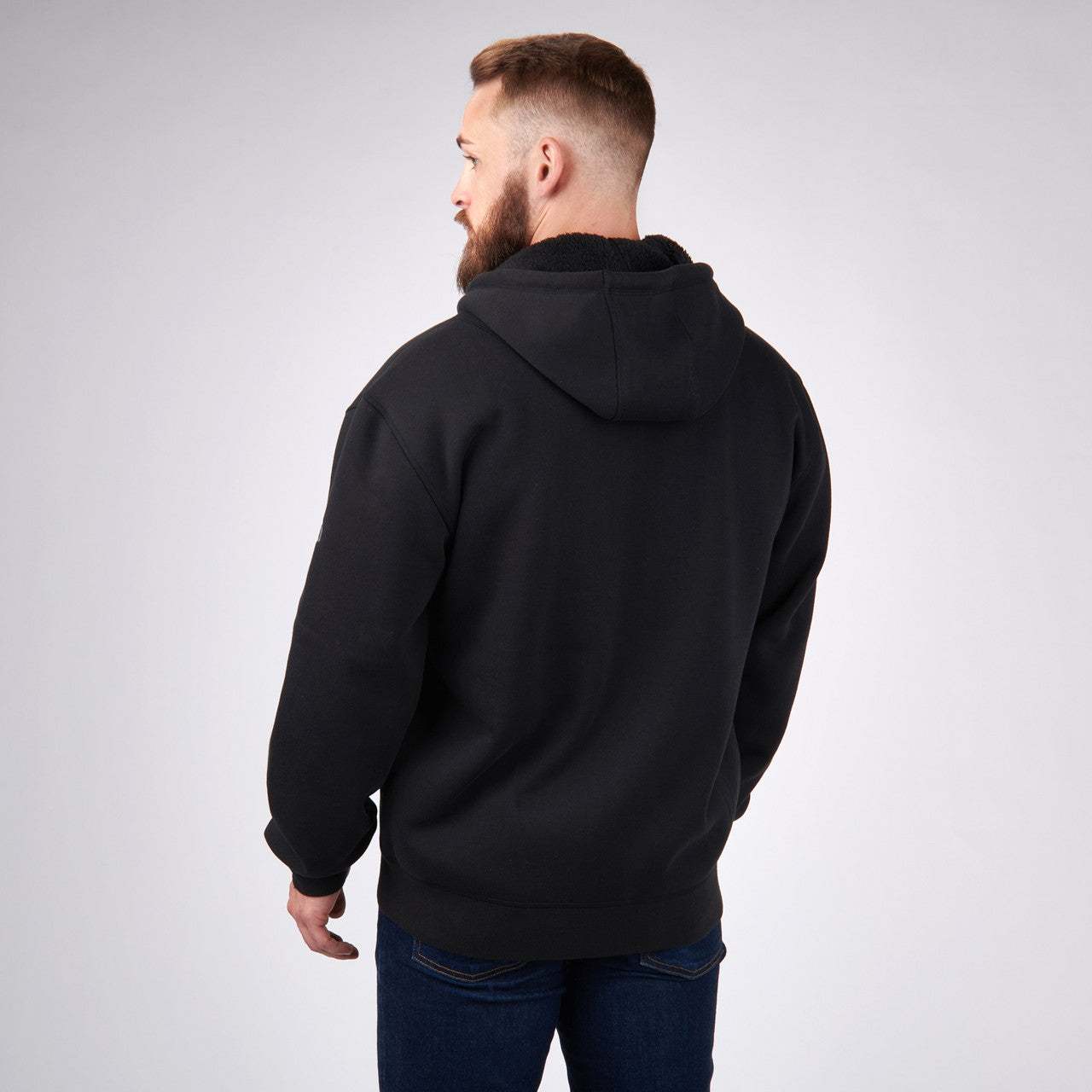 Sierra Designs Angora Hoodie felpa pile uomo Nero M