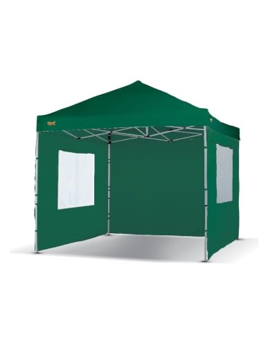 Bertoni Kit 4 Laterali Gazebo Rapido 300 Verde PVC