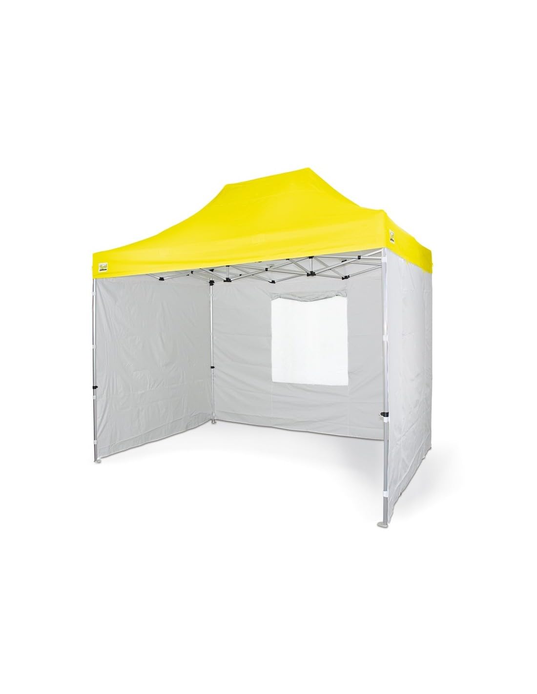 Bertoni Piramide tetto gazebo 3x4,5 giallo impermeabile PVC