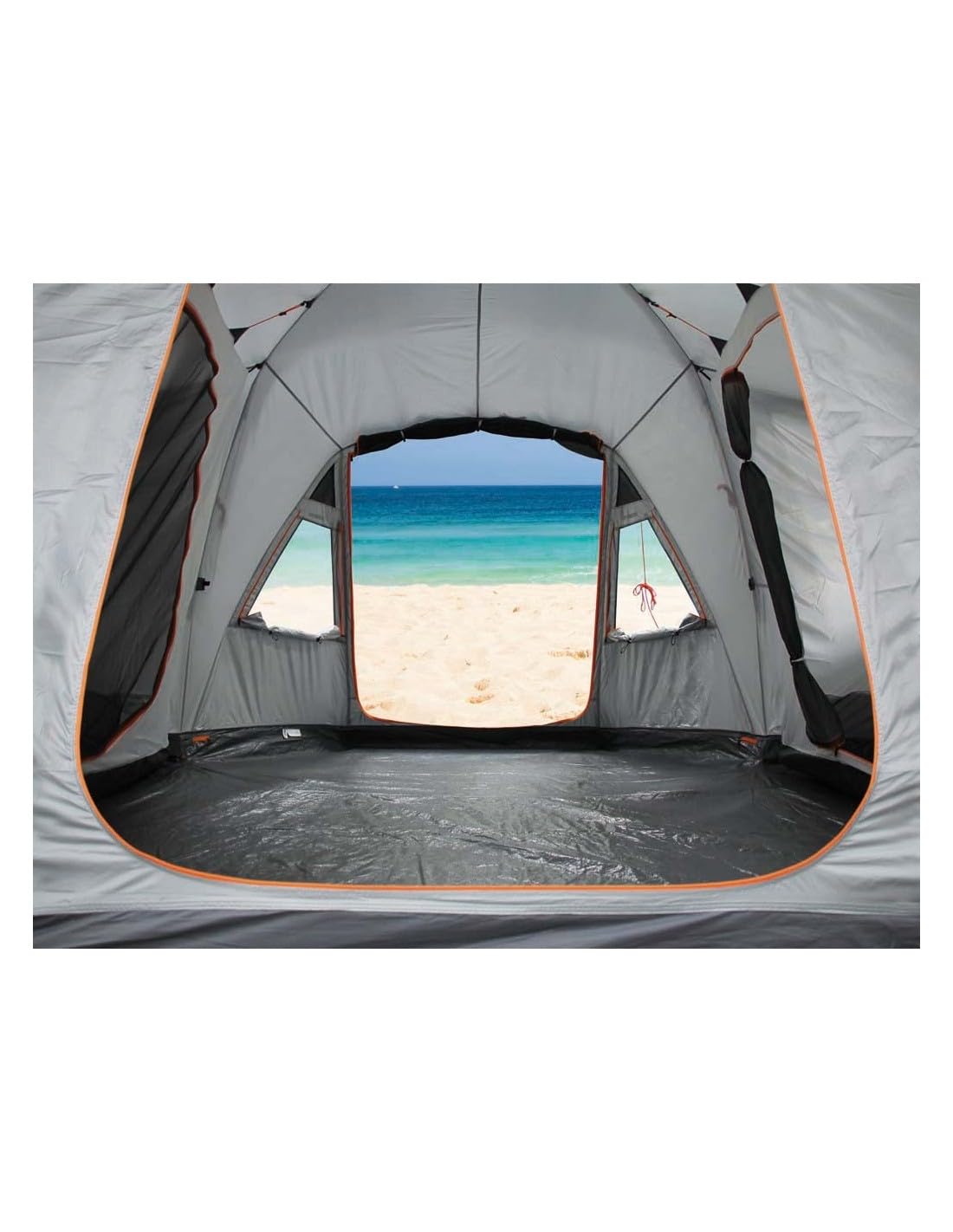 Bertoni Vis a Vis 6 VIP tenda campeggio 6 posti grigia