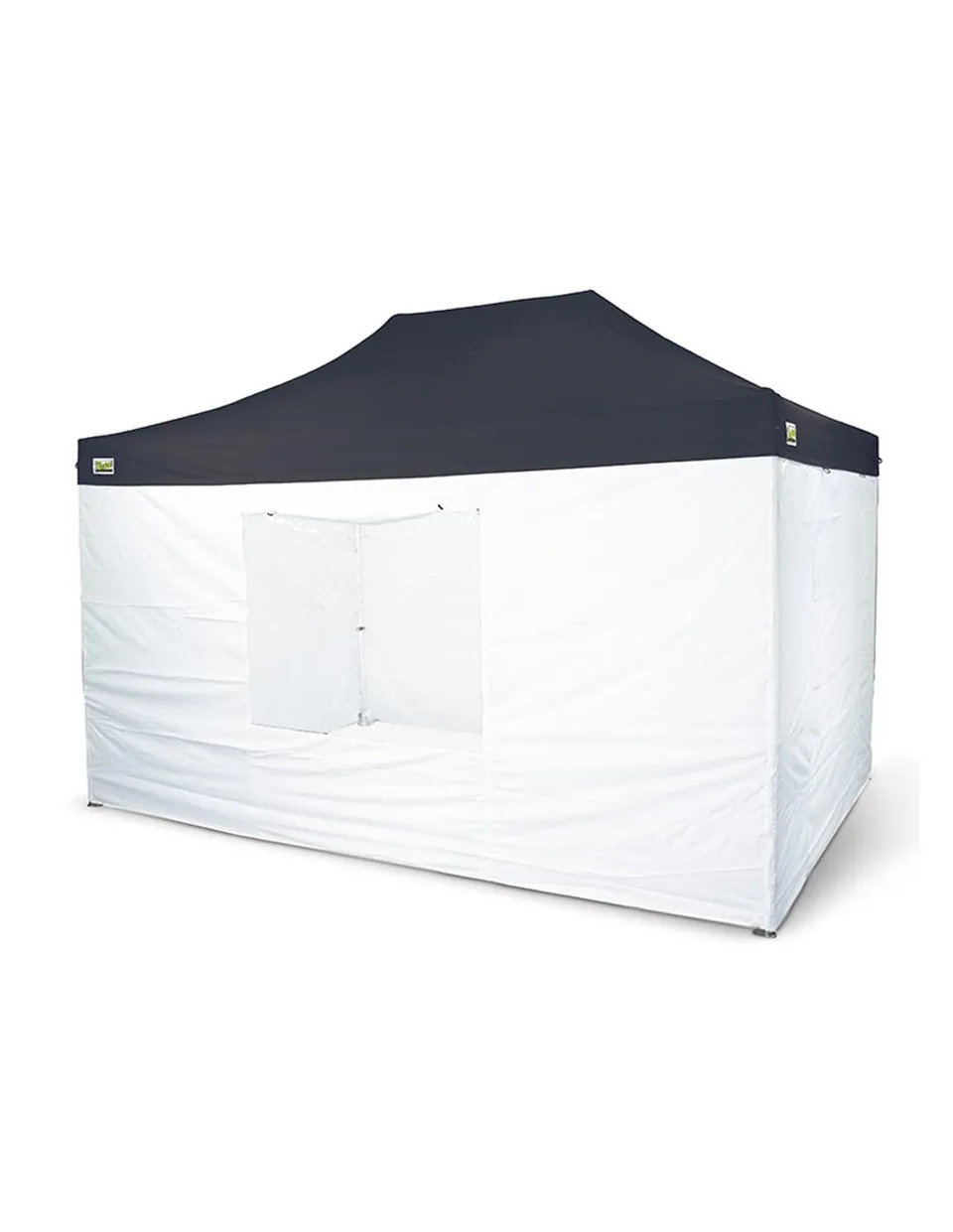 Bertoni Piramide tetto nero 3x4,5 gazebo PVC impermeabile