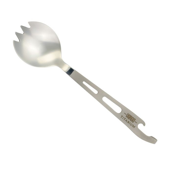 Vargo Scork Titanium Utensils Spork Titanio con Apribottiglie
