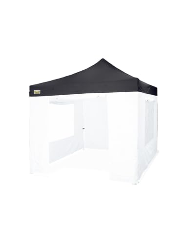 Bertoni Piramide Tetto Gazebo 3x3 Nero PVC 500D