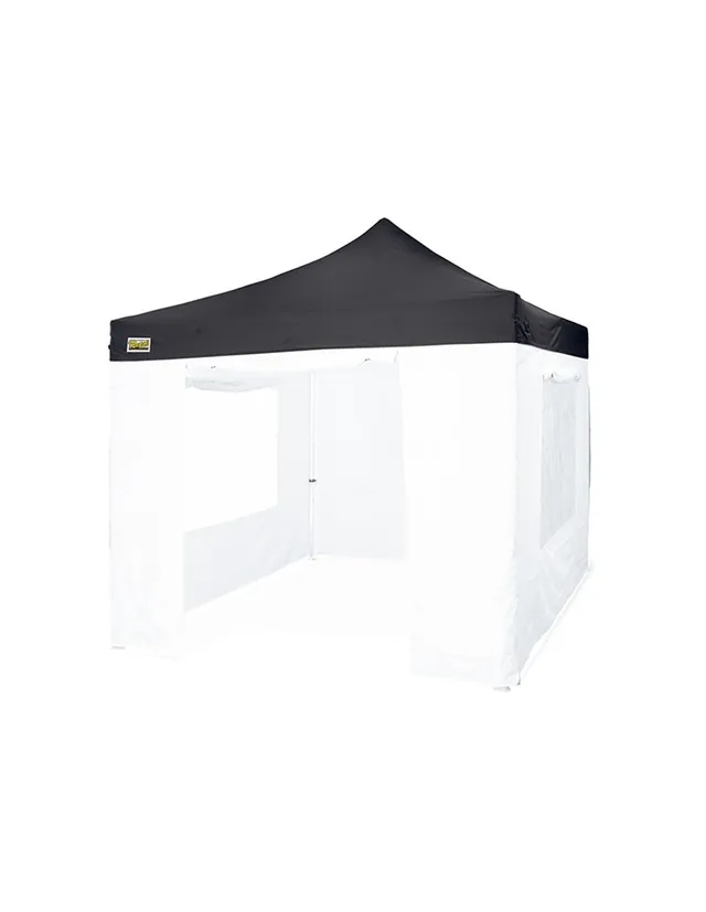 Bertoni Piramide Tetto Gazebo 3x3 Nero PVC 500D