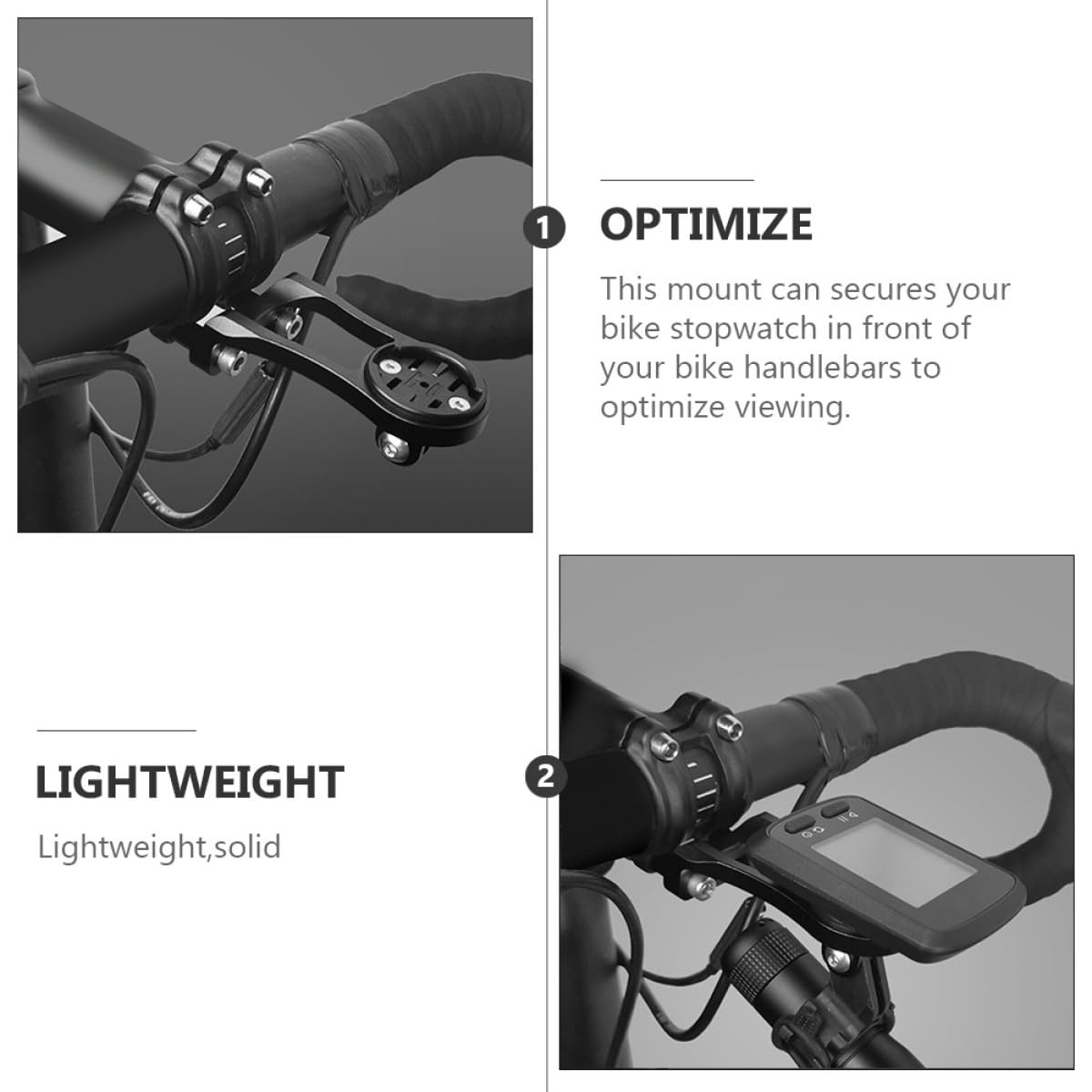 Tokidny Supporto Computer Bici Alluminio Attacco Manubrio