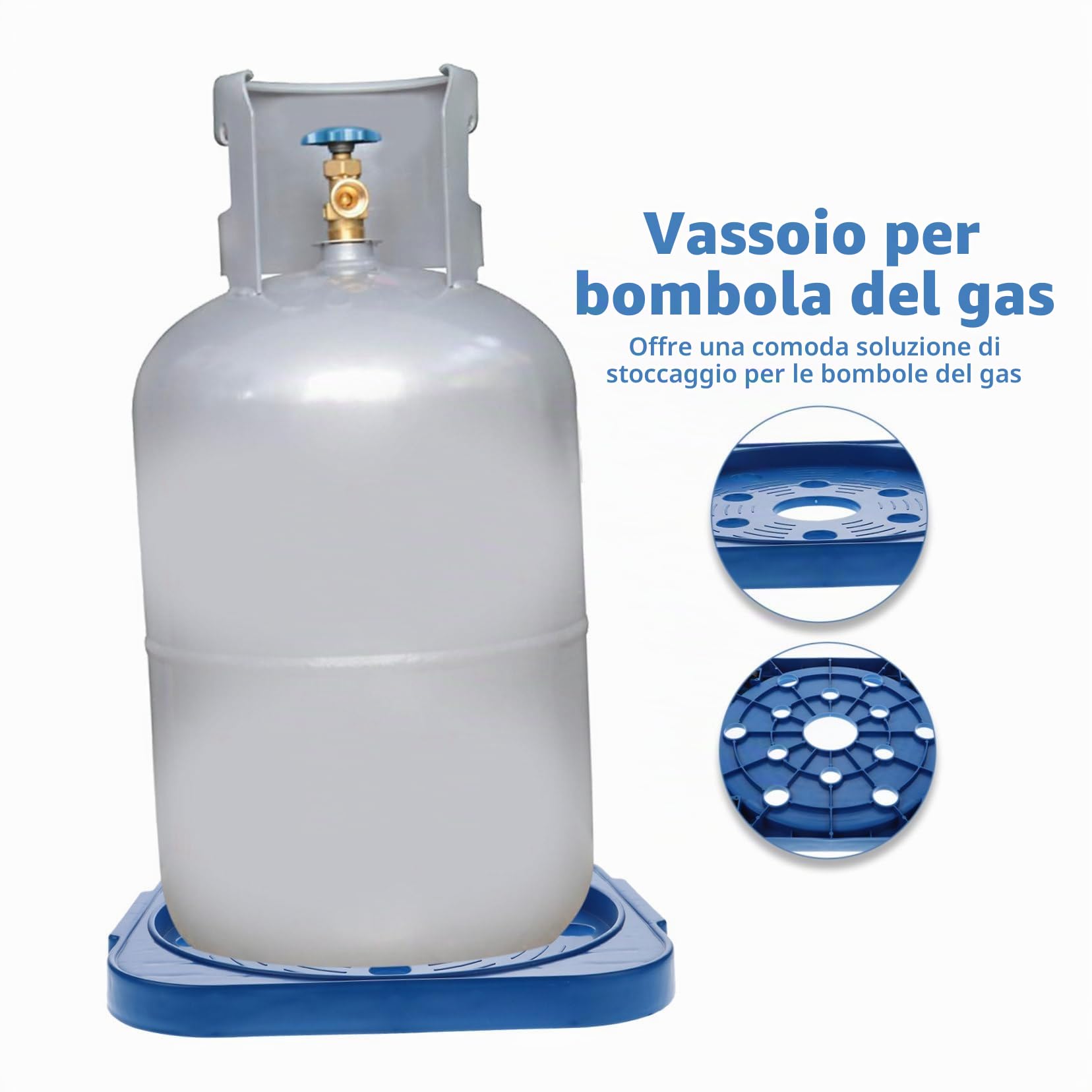 Tokidny base bombola gas con ruote 32,5x30,5 cm